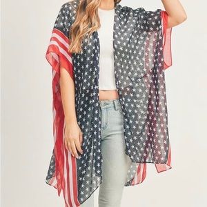 Kimono…Red,White and Blue